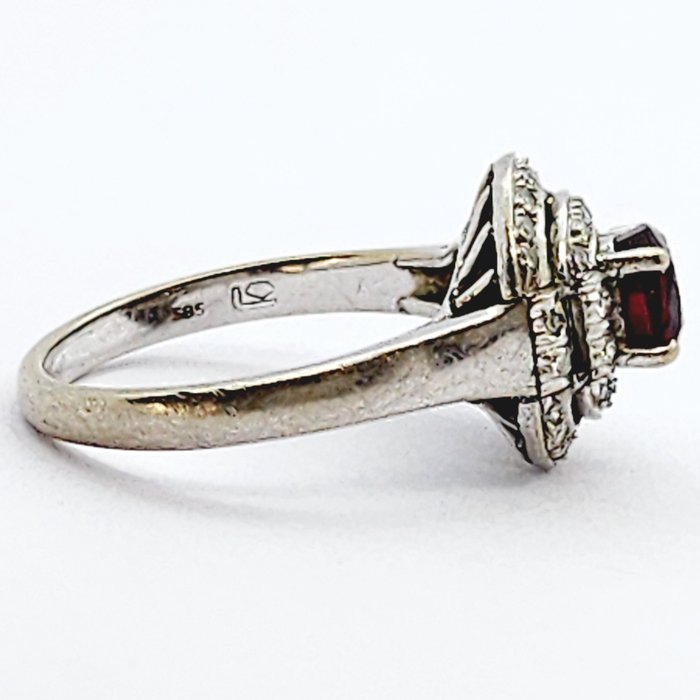 Ring Rubin - Diamant