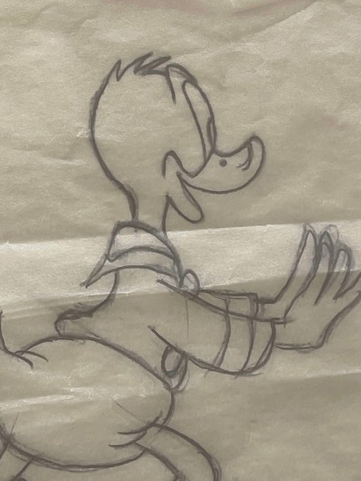 Patrick Block - Original Donald Duck character study - No reserve!