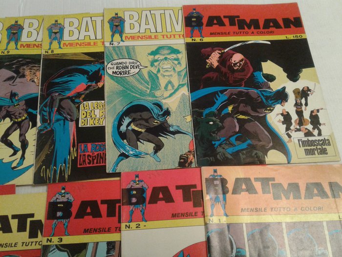 Batman 1/11 completa - 1° serie Williams - 1 Comic collection - Første udgave - 1971