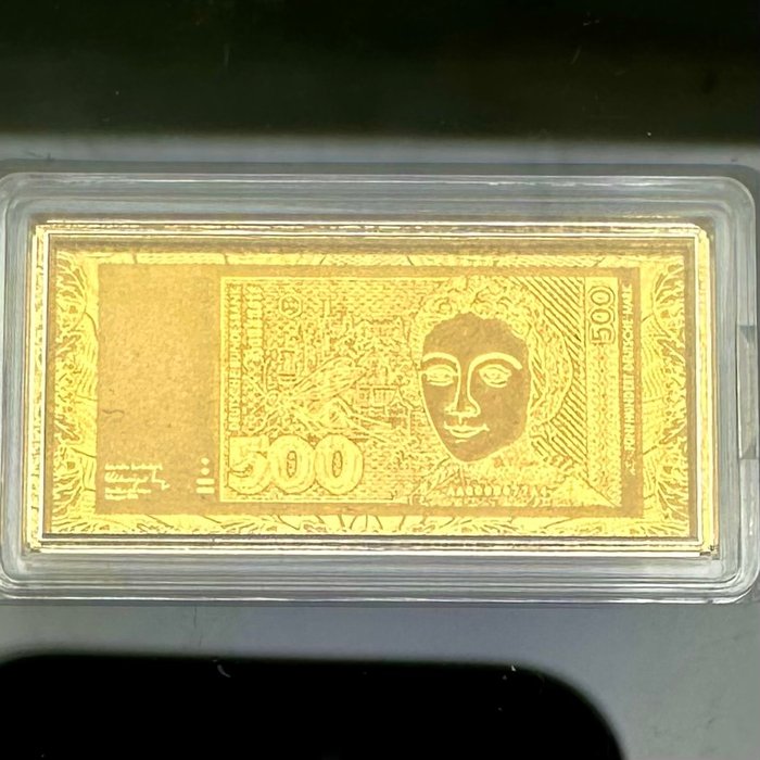 Tyskland. Gold Bar ND 500 Mark, oro 1/200 Oz (.999)  (Ingen mindstepris)