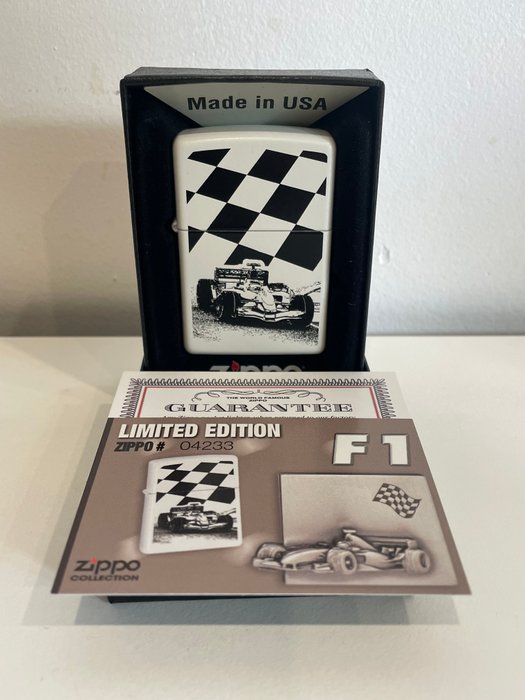 Zippo - Limited edition - 214 Race car - Formula 1 - Lommelighter - Stål