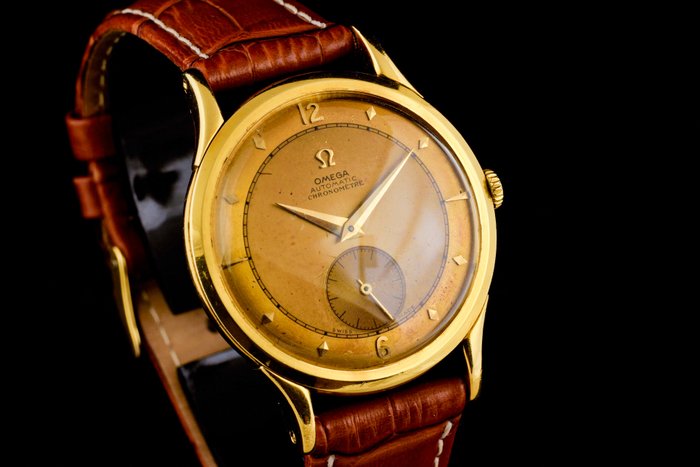 Omega - Vintage Centenary 18K Gold Bumper Cal 30.10 Automatic Chronometer - OT 2500 - Mænd - 1901-1949