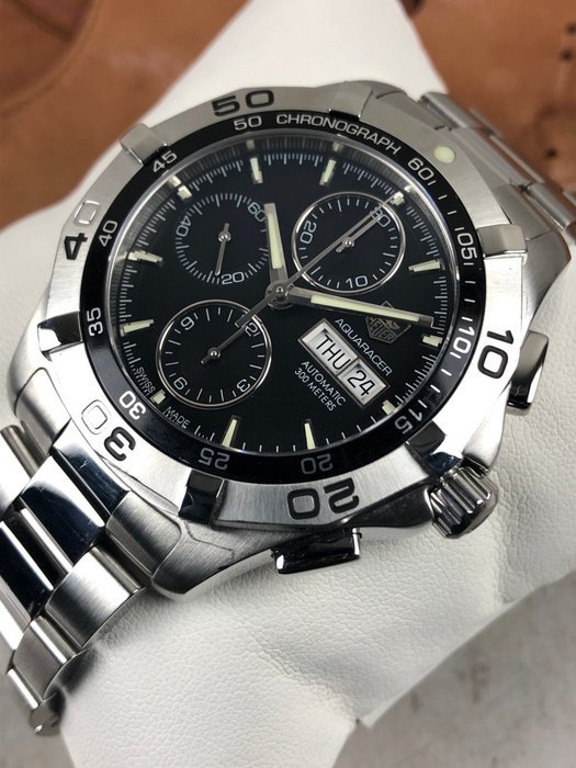 TAG Heuer - Aquaracer Chronograph Automatic - Ingen mindstepris - CAF2010.BA0815 - Mænd - 2000-2010