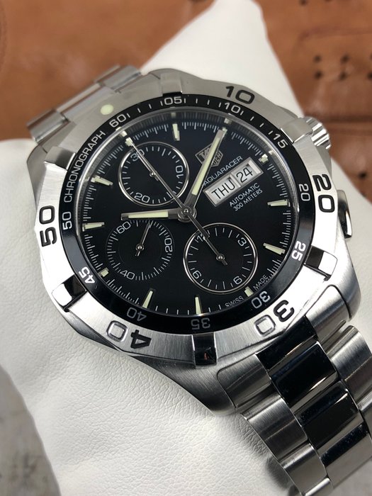 TAG Heuer - Aquaracer Chronograph Automatic - Ingen mindstepris - CAF2010.BA0815 - Mænd - 2000-2010