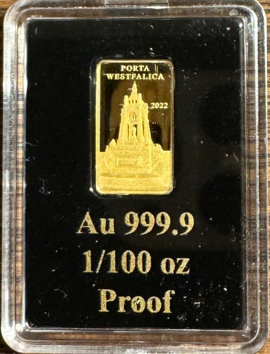 Fiji. 5 Dollars 2022 Porta Westfalica, 1/100 Oz (.999) Proof  (Ingen mindstepris)