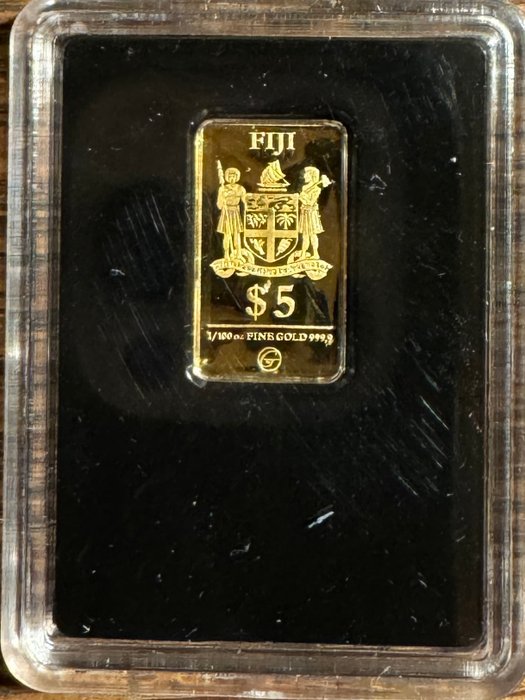 Fiji. 5 Dollars 2022 Porta Westfalica, 1/100 Oz (.999) Proof  (Ingen mindstepris)