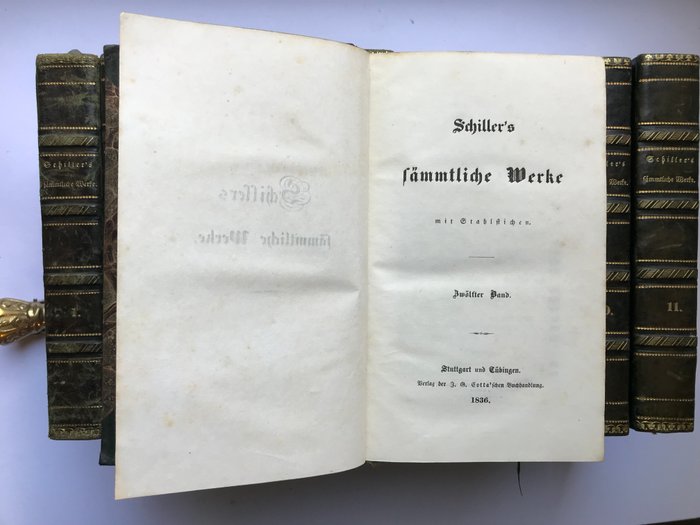 Schiller - Schiller's sämmtliche Werke - Mit Stahlstichen - 1835