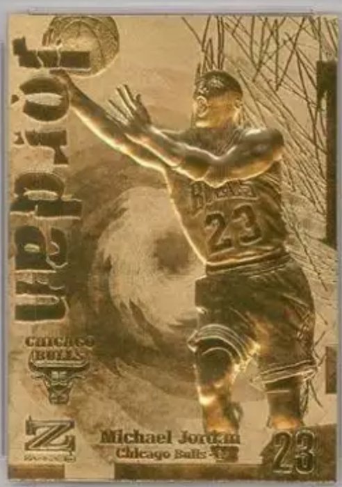 1996 Fleer Ultra Court Master - 1997 Skybox ZForce Gold 23Kt edition limite Michael Jordan WCG 10 - 2 Graded card