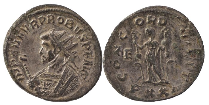 Romarriket. Probus (AD 276-282). Antoninianus Ticinum - Concordia  (Ingen mindstepris)