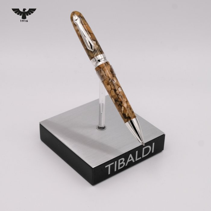 Tibaldi - Magnum - Indian Rainbow + Montegrappa Pen Pouch GIFT! - Kuglepen