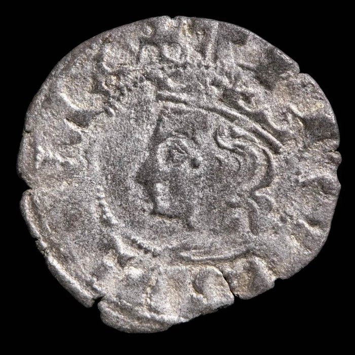 Spanien. Alfonso XI. Noven Cornado sin Ceca (BAU 552)  (Ingen mindstepris)