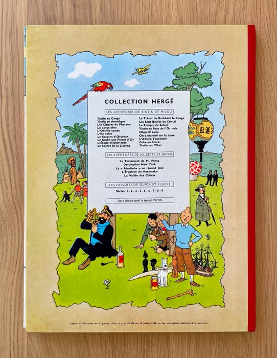 Tintin T20 - Tintin au Tibet (B29) - C - 1 Album - Første belgiske udgave - 1960