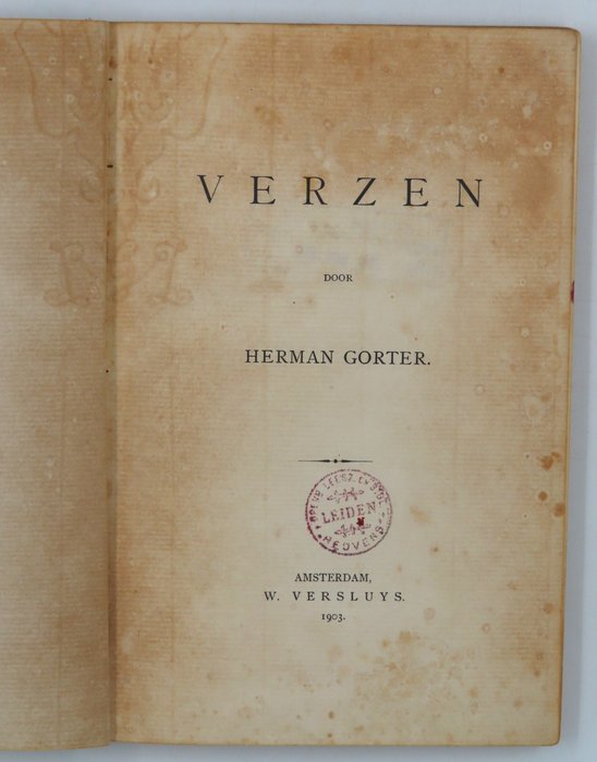 Herman Gorter - Verzen e.a. - 1903-1978