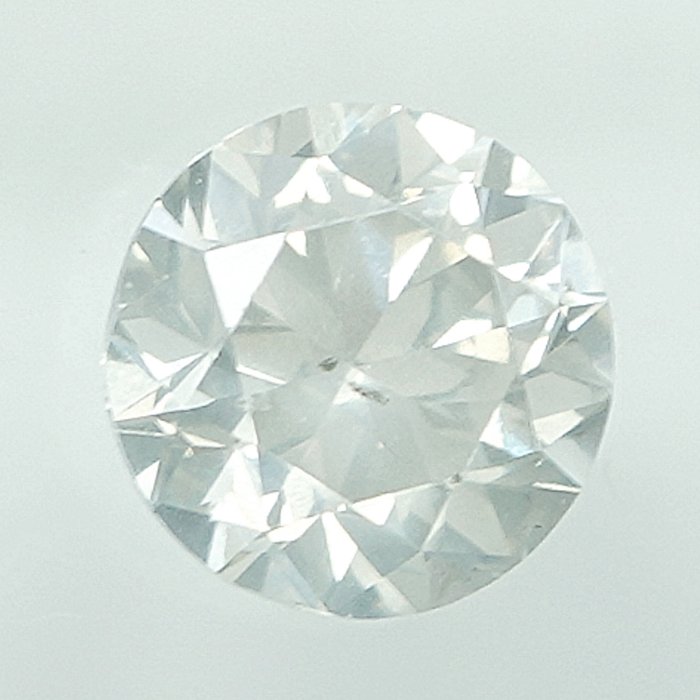 1 pcs Diamant  (Natur)  - 0.40 ct - H - I1 - Gem Report Antwerp (GRA)