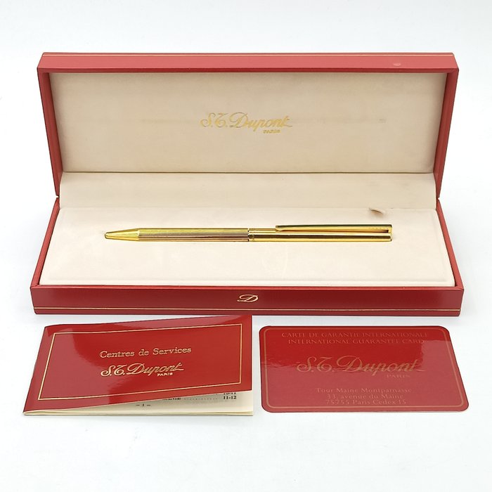 S.T. Dupont - Classique - Vermeil - Laca - Pen