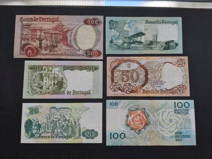 Portugal og kolonier - 36 banknotes - various dates  (Ingen mindstepris)