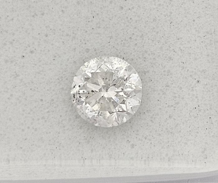 1 pcs Diamant  (Natur)  - 1.05 ct - Rund - D (farveløs) - SI2 - Gemewizard Gemological Laboratory (GWLab)