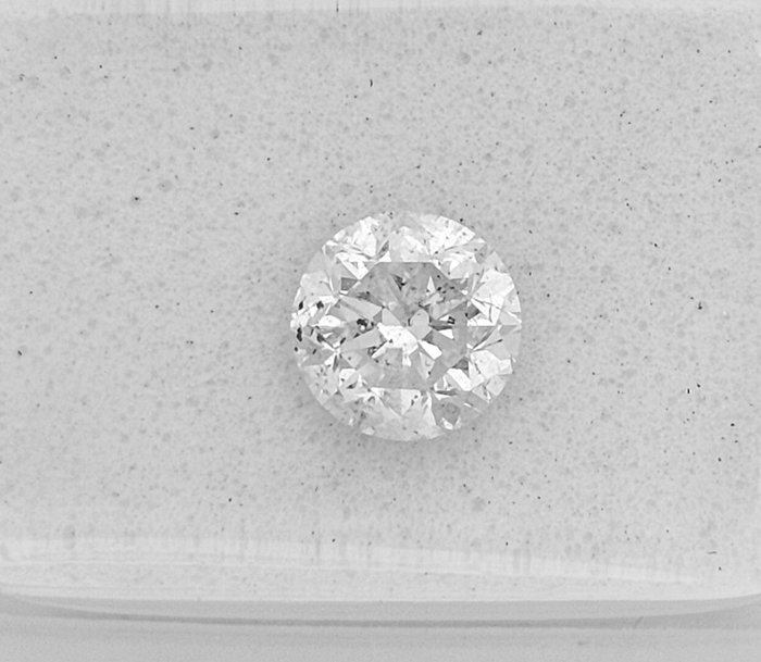 1 pcs Diamant  (Natur)  - 1.05 ct - Rund - D (farveløs) - SI2 - Gemewizard Gemological Laboratory (GWLab)