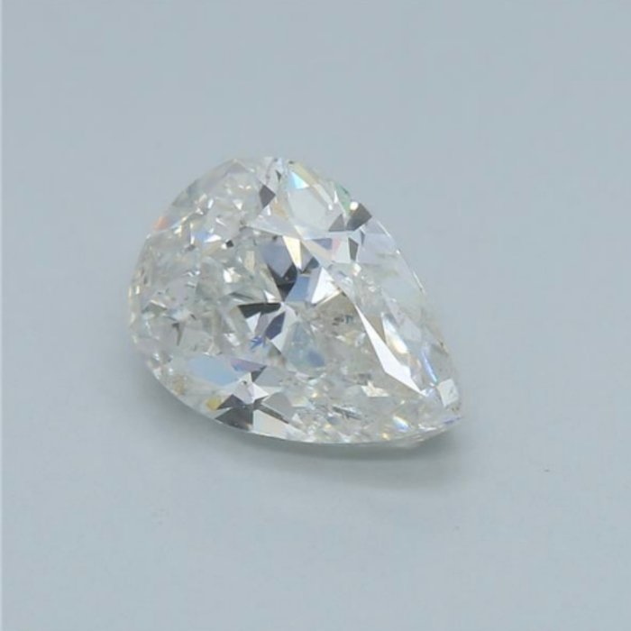 1 pcs Diamant  (Natur)  - 1.26 ct - Pære - G - SI2 - International Gemological Institute (IGI)