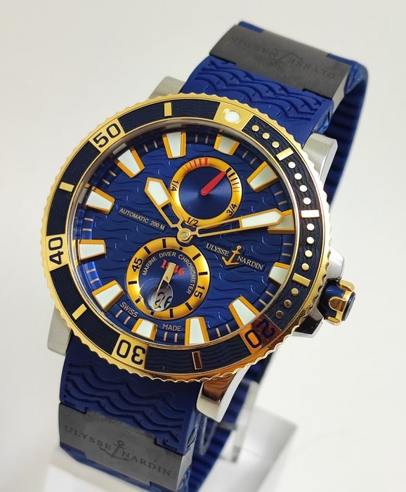 Ulysse Nardin - Maxi Marine Diver Gold/Steel - 265-90 - Mænd - 2011-nu