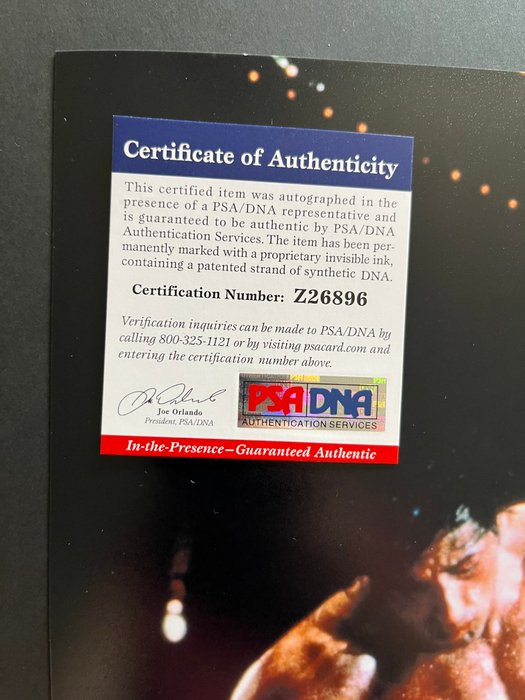 Rocky IV - Dolph Lundgren (Ivan Drago) - Signed in Person - with PSA/DNA Certificate - Autograph, photo - No Reserve!