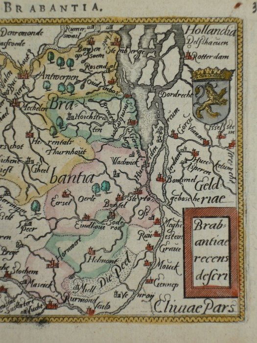 Holland - Brabant, Limburg; M.P. Heyns / Chr. Plantijn - Brabantiae recens descri. - 1561-1580