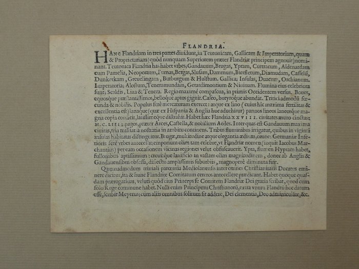 Holland - Brabant, Limburg; M.P. Heyns / Chr. Plantijn - Brabantiae recens descri. - 1561-1580