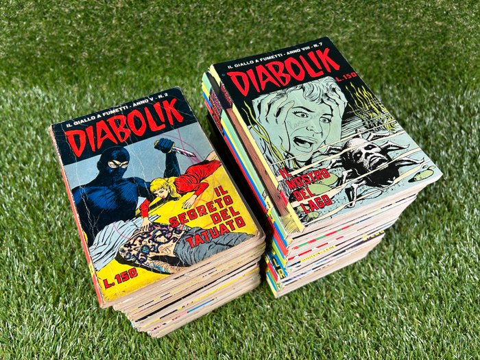 Diabolik 42x albi assortiti - 42 Album - Første udgave - 1966/1968