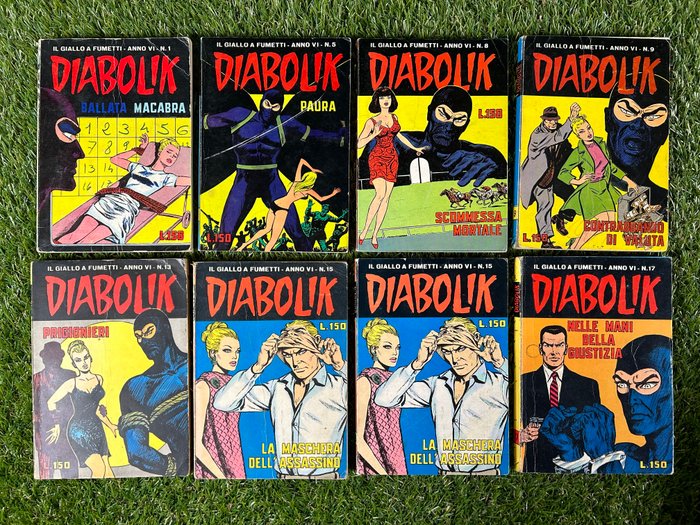 Diabolik 42x albi assortiti - 42 Album - Første udgave - 1966/1968