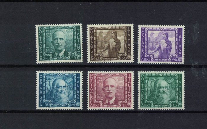 Italien Kongerige  - 1938 proklamation af imperiet komplet serie med pa - sassone S94