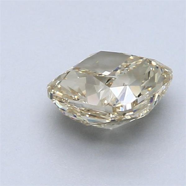 1 pcs Diamant  (Naturfarvet)  - 1.39 ct - Pude - Fancy light Brunlig Gul - VS1 - Gemological Institute of America (GIA)