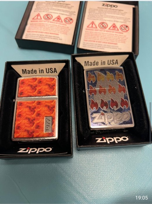 Zippo - Golden Tortoise No 15 Llamas - Lommelighter - Stål -  (2)