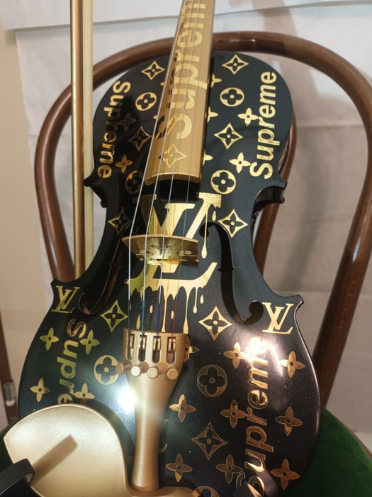 fppopart - SUPREME Louis vuitton violon black and gold édition 4/4 (60cm)