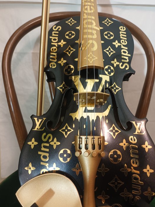 fppopart - SUPREME Louis vuitton violon black and gold édition 4/4 (60cm)