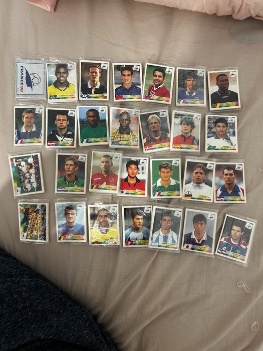 Panini - World Cup France 98 - (506/561) Incomplete loose sticker set