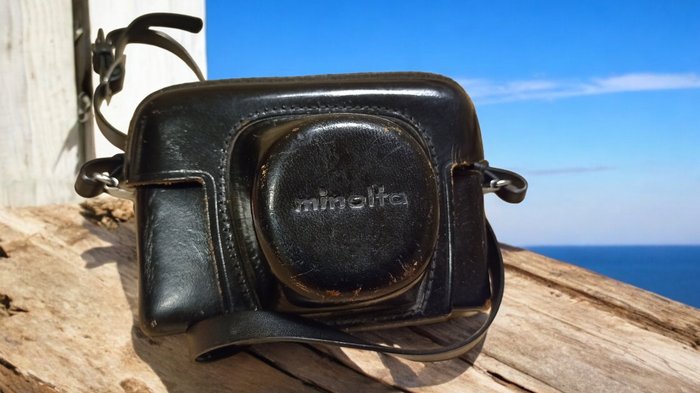 Minolta AL-F met Rokkor 2,7/38mm mit Leder-Bereitschaftstasche | Rangefinder søgerkamera  (Ingen mindstepris)