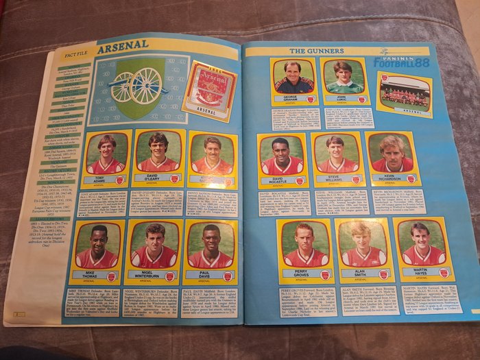 Panini - Football 88 UK - 1 Complete Album