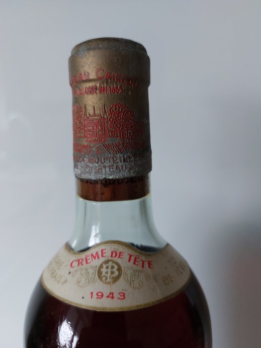 1943 Château Caillou "Crême de Tête" - Sauternes 1er Cru - 1 Flaske (0,75L)