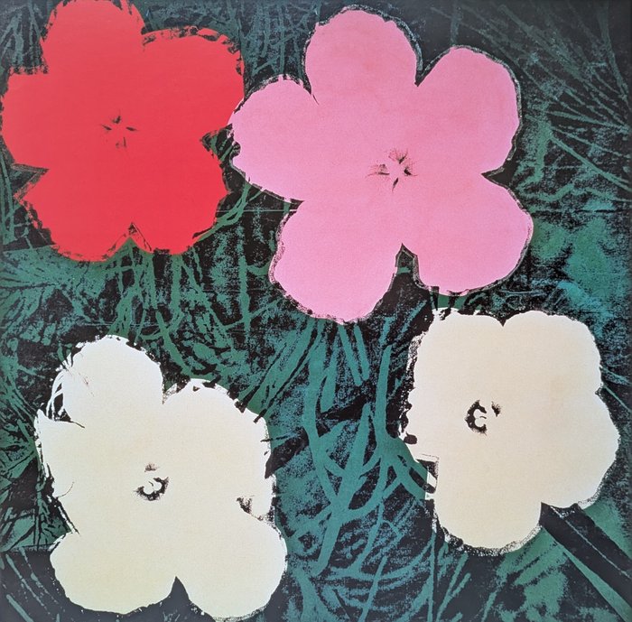 Andy Warhol (after) - PRO LITTERIS - Flowers III - 2000'erne