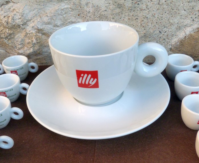 Illy - Matteo Thun, altri - Kaffeservice (26) - Porcelæn - Stor sukkerkop