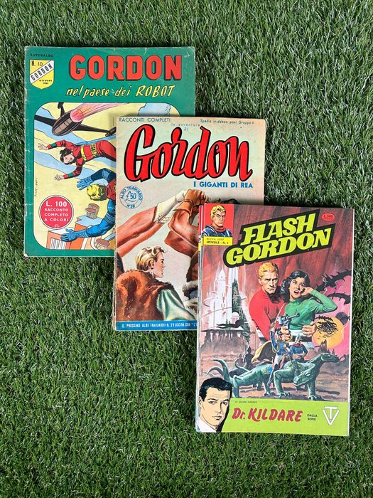 Gordon 11x albi - Albo Traguardo Flash Gordon Superalbo - 11 Album - Første udgave - 1953