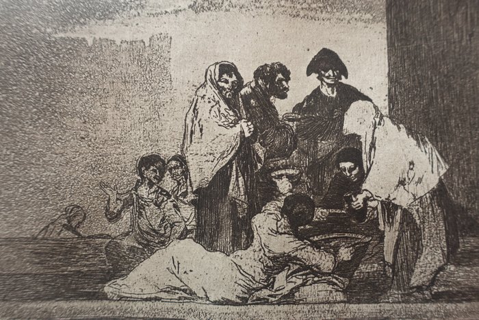 Francisco de Goya (1746-1828) after - Desastres de la Guerra,  Blatt #51  Gracias à la almorta