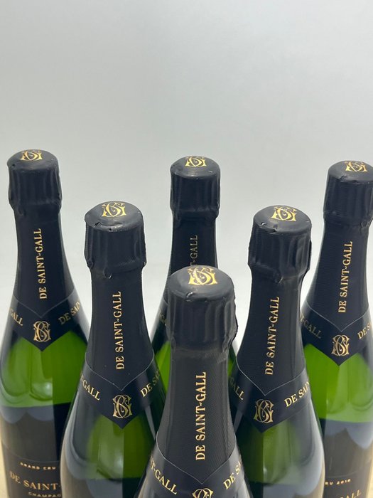 2016 De Saint-Gall, De Saint Gall "So Dark" - Champagne Grand Cru - 6 Flasker (0,75 L)