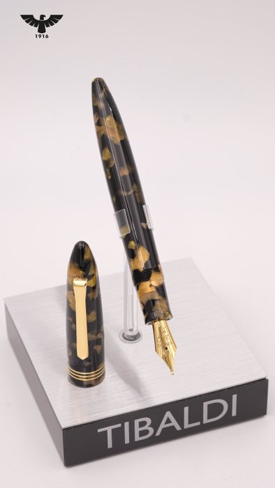 Tibaldi - Bononia Black  Gold - Fyldepen