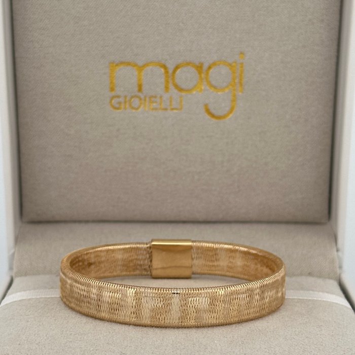 Handmade - Armbånd - Bracciale elastico - 2.6 g - 18 kraat Gulguld