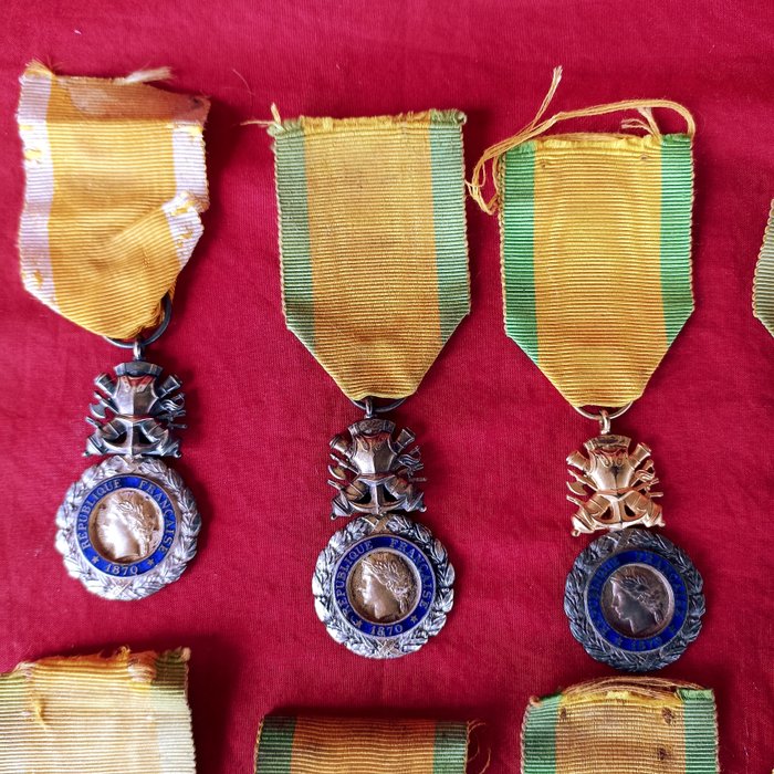 Frankrig - Belønning - 20 Military Medals WW-1