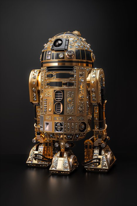 Artxlife - R2-D2 Swarovski Gold 24K [XXL]