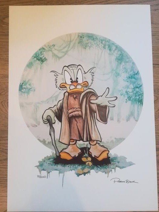 Patrick Block - 1 Print - Uncle Scrooge - 'Master Yoduck' - Disney Star Wars print