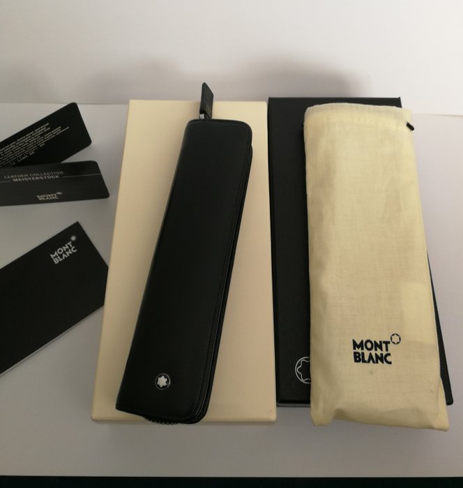 Montblanc - Penne etui - Single - Læder, Ingen reserve