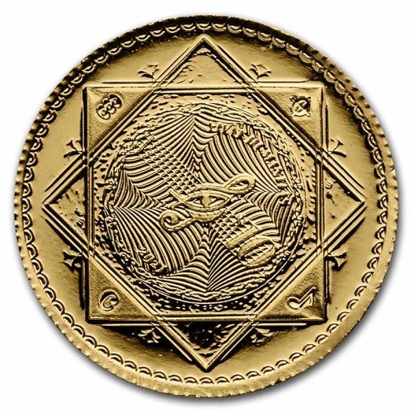 Tokelau. 2021 1/10 oz Gold $10 NZD Tokelau Vivat Humanitas Coin Proof Like